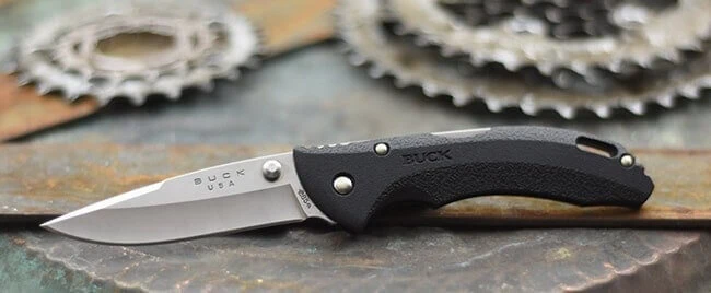 Couteau pliant BUCK BANTAM 286 manche noir 13cm