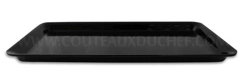 Plateau de présentation professionnel en Altuglas® noir - 41x21cm