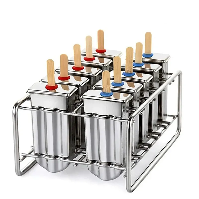 Moule à Glace en Inox pour Glaces à l'eau et Esquimaux