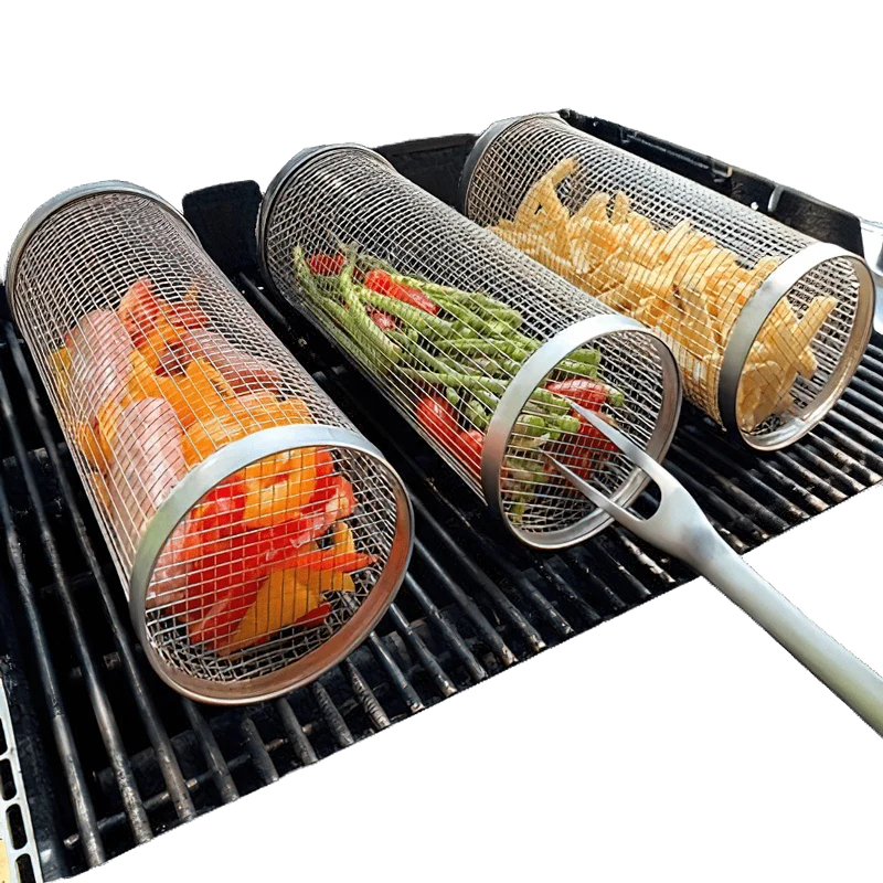 Panier Barbecue Grille pour Légumes et Poissons