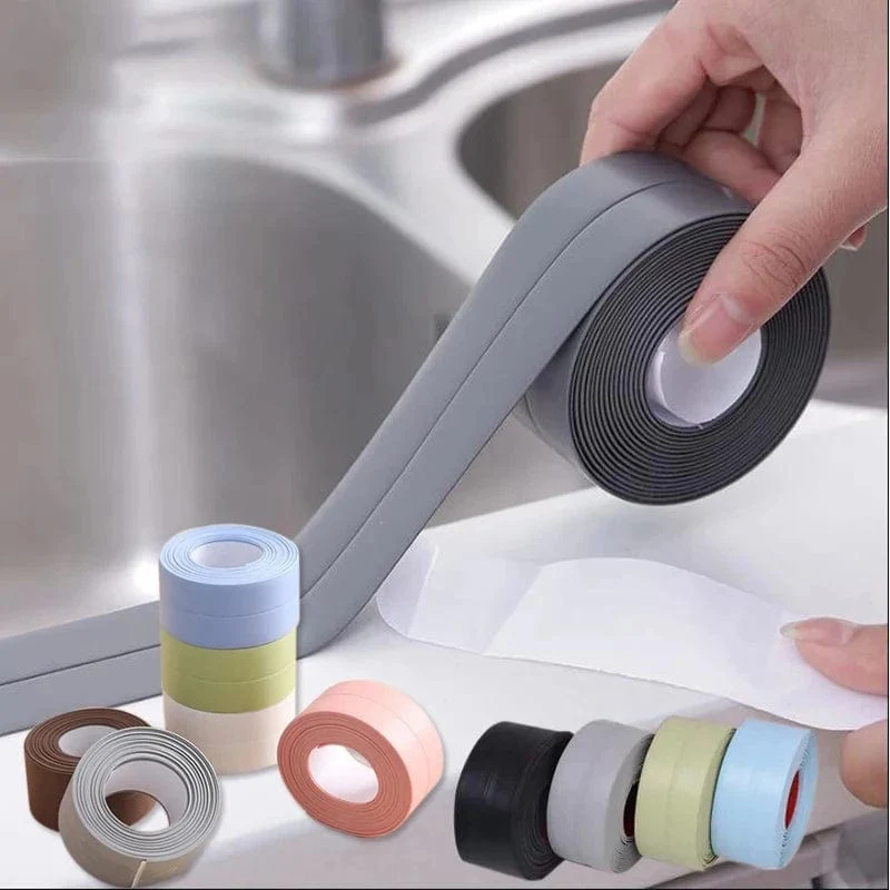Ruban d'étanchéité adhésif pour salle de bain et cuisine
