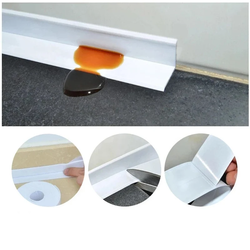 Ruban d'étanchéité adhésif pour salle de bain et cuisine