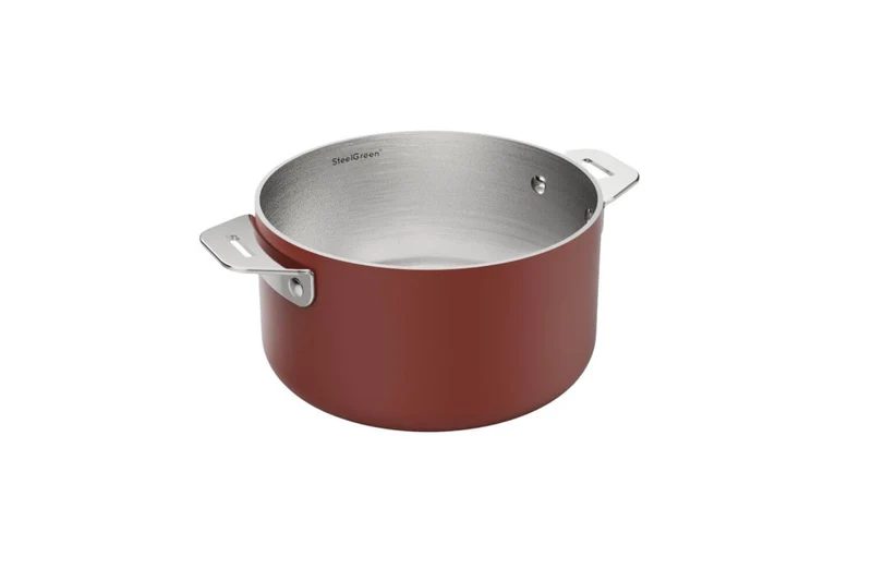 Casserole Cookut La Merveilleuse 16cm en acier inoxydable Steel Green®