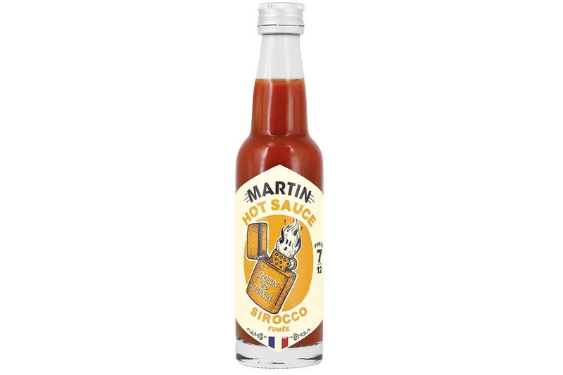 Sauce Martin Sirocco force 7/12 piment fumé forte 100g