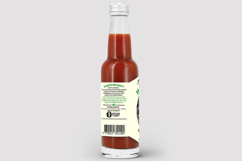 Sauce Martin Indienne force 5/12 piment mangue et curry 100g