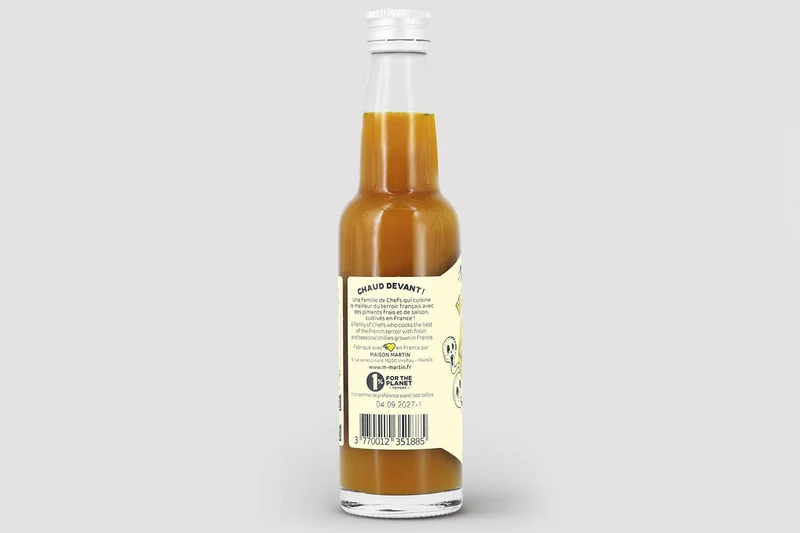 Sauce Martin Carolina Reaper force 11/12 piment pur cru 100g