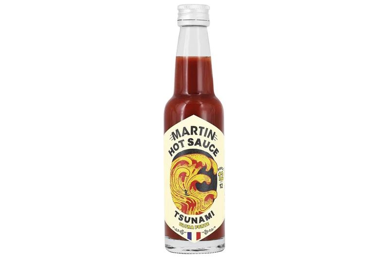 Sauce Martin Tsunami force 12/12 piment pur cru 100g