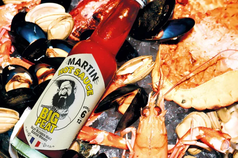 Sauce Martin Big Peat Force 6/12 piment et whisky 100g