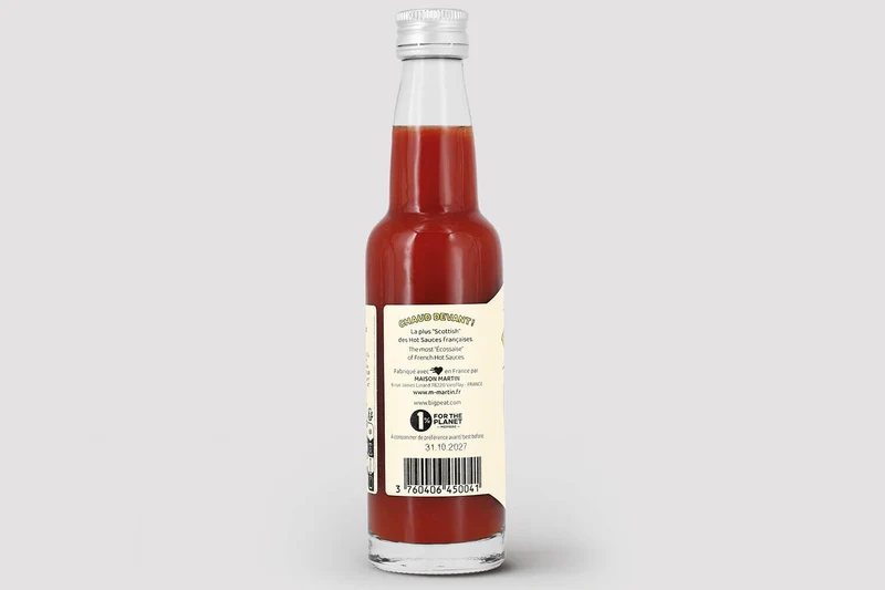 Sauce Martin Big Peat Force 6/12 piment et whisky 100g