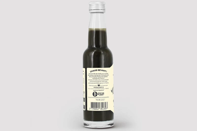Sauce Martin Blackbelette Force 6/12 piment et algues bretonnes 100g