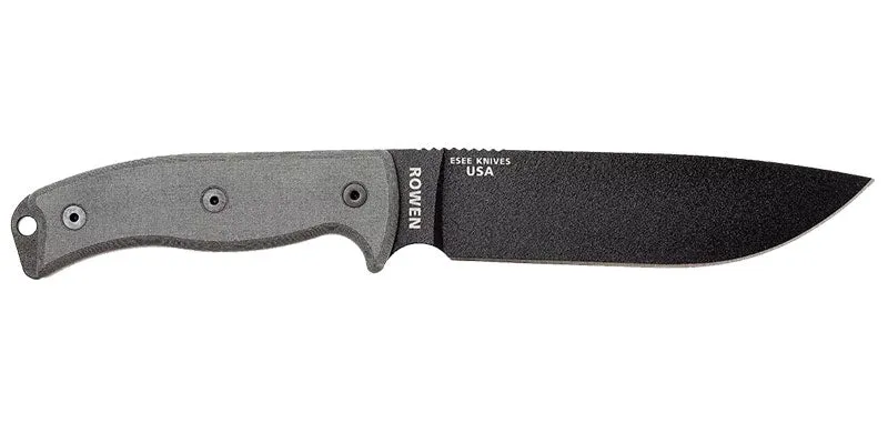 Couteau ESEE-6 Lame Noire Manche Gris