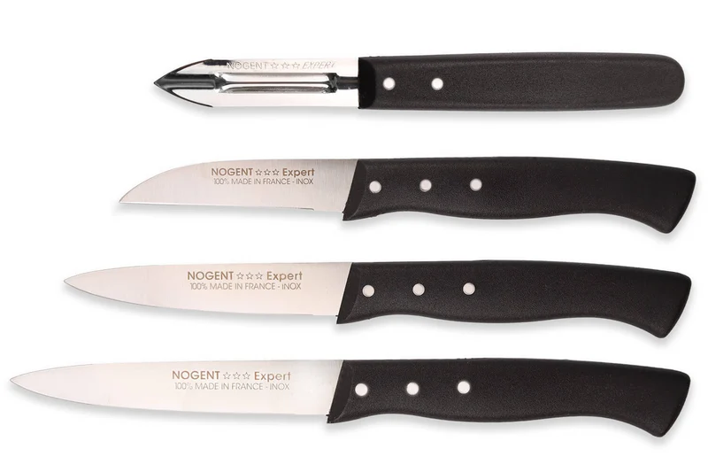 Coffret de cuisine Nogent Les Basiques Expert 4 pièces manche noir
