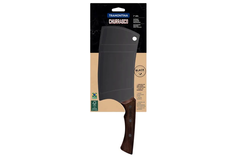 Feuille de boucher Tramontina Churrasco lame noire