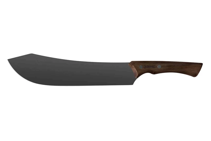 Couteau à viande Tramontina Churrasco lame noire style dao