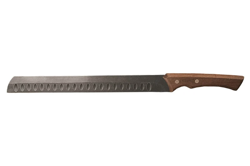 Couteau à jambon Tramontina Churrasco lame noire alvéolée