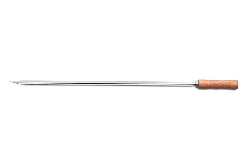 Brochette Tramontina Churrasco en inox et bois 55cm