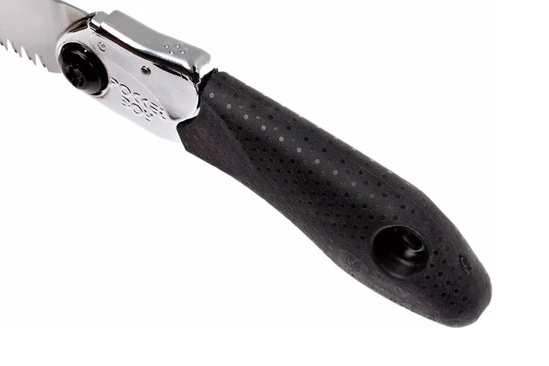 Scie pliante d'élagage Silky Pocketboy 340-13 lame droite manche caoutchouc noir 16cm