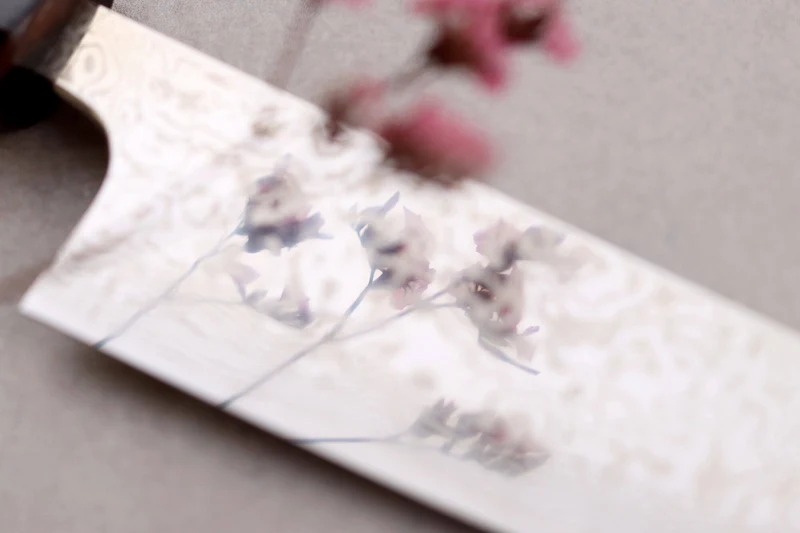 Couteau ko-bunka 13,5cm japonais artisanal Masashi Yamamoto SLD damas