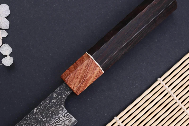 Couteau universel 15cm japonais artisanal Masashi Yamamoto SLD Kuro damas