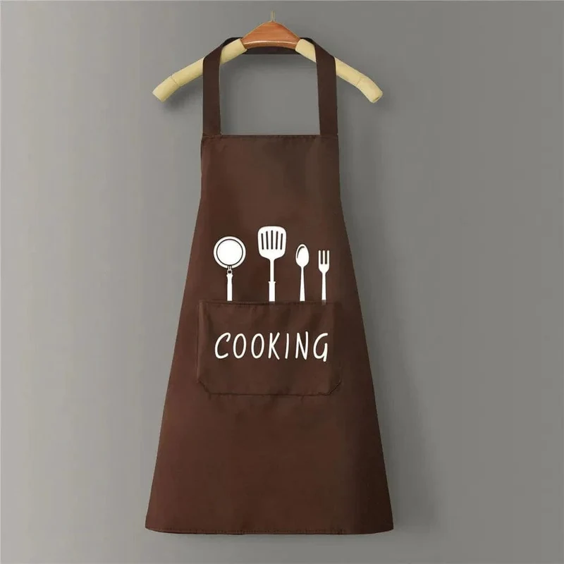 Tablier de Cuisine Classique "Cooking" en PVC Imperméable