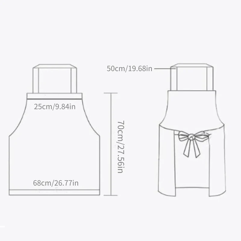 Tablier de Cuisine Classique "Cooking" en PVC Imperméable