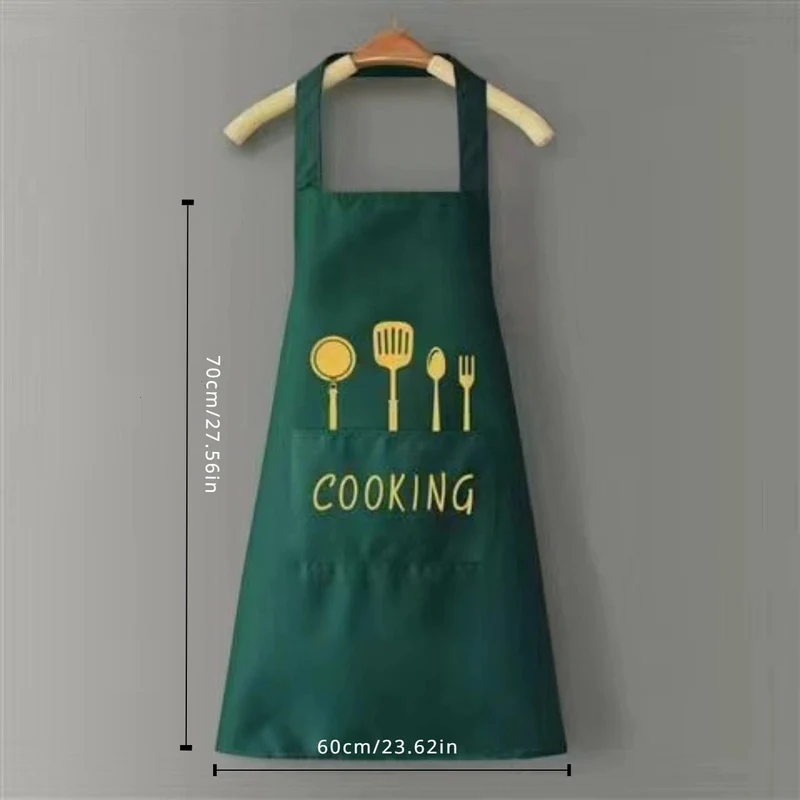 Tablier de Cuisine Classique "Cooking" en PVC Imperméable