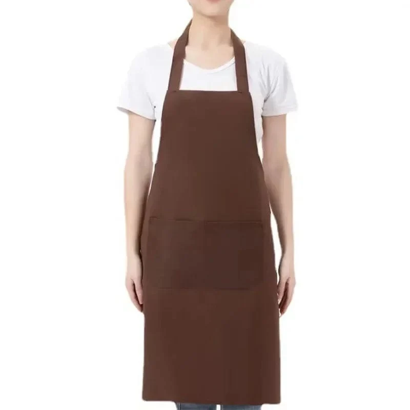 Tablier de Cuisine Réglable Imperméable Anti-huile avec Poche pour Cuisine et Barbecue