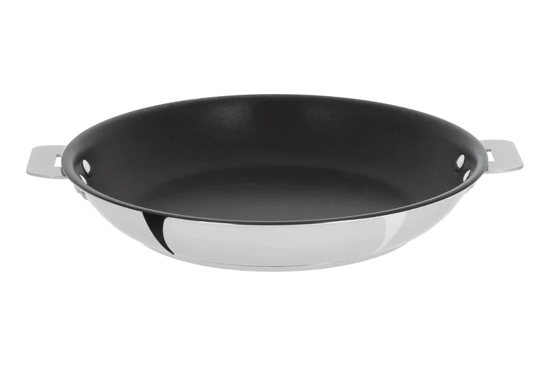 Poêle antiadhérente Cristel Casteline Exceliss amovible en inox 5 plis