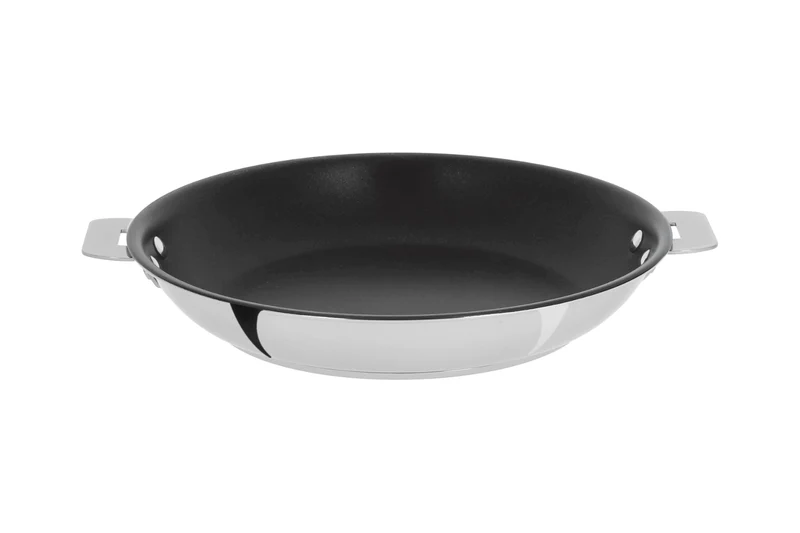 Poêle antiadhérente Cristel Casteline Exceliss amovible en inox 5 plis