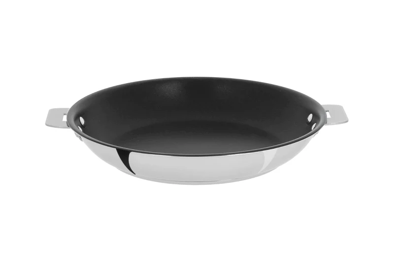 Poêle antiadhérente Cristel Casteline Exceliss amovible en inox 5 plis
