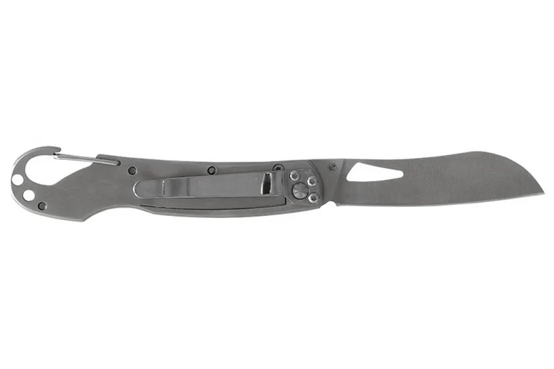 Couteau pliant LUG SP2SBB noir et bleu manche en G10 et acier 11,6cm avec mousqueton