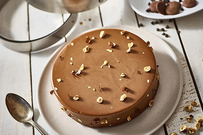 Cercle à entremets extensible De Buyer en inox hauteur 3cm - 18 à 36cm