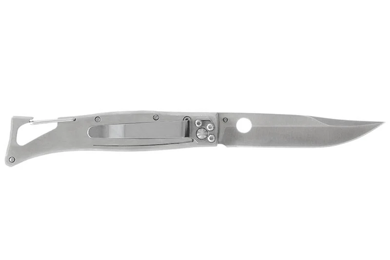 Couteau pliant LUG SP1SRB noir et rouge manche en G10 et acier 11cm avec clip