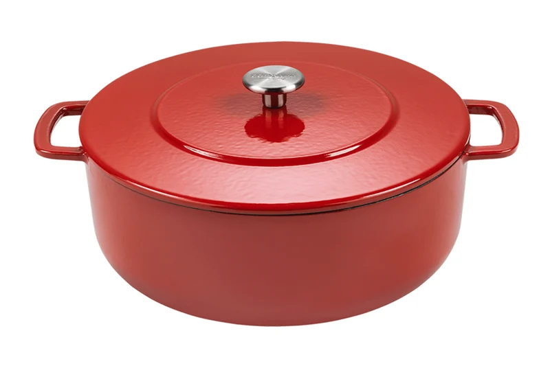 Cocotte Combekk Sous-chef Dutch Oven en fonte émaillée rouge
