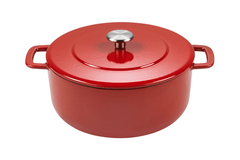 Cocotte Combekk Sous-chef Dutch Oven en fonte émaillée rouge