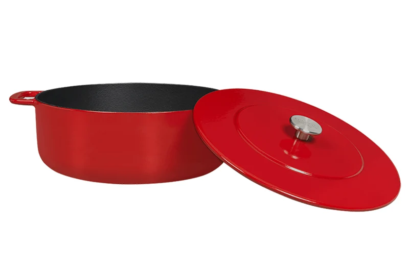 Cocotte Combekk Sous-chef Dutch Oven en fonte émaillée rouge