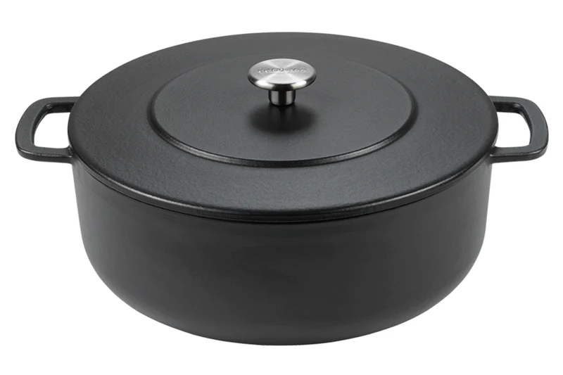 Cocotte Combekk Sous-chef Dutch Oven en fonte émaillée noire