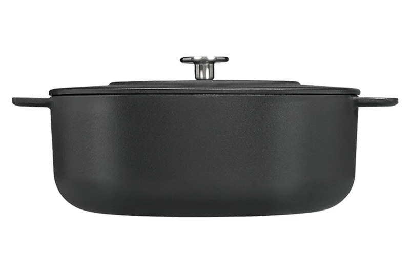 Cocotte Combekk Sous-chef Dutch Oven en fonte émaillée noire