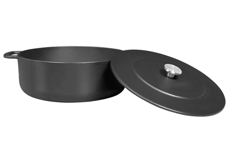 Cocotte Combekk Sous-chef Dutch Oven en fonte émaillée noire