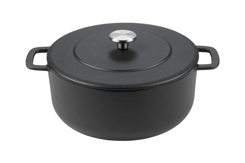 Cocotte Combekk Sous-chef Dutch Oven en fonte émaillée noire