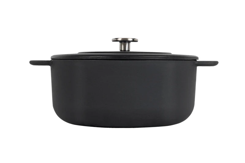 Cocotte Combekk Sous-chef Dutch Oven en fonte émaillée noire
