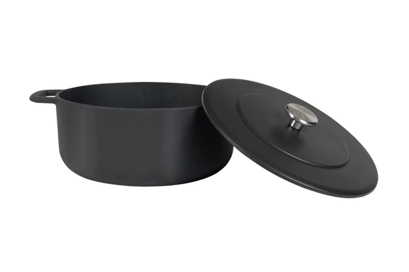 Cocotte Combekk Sous-chef Dutch Oven en fonte émaillée noire