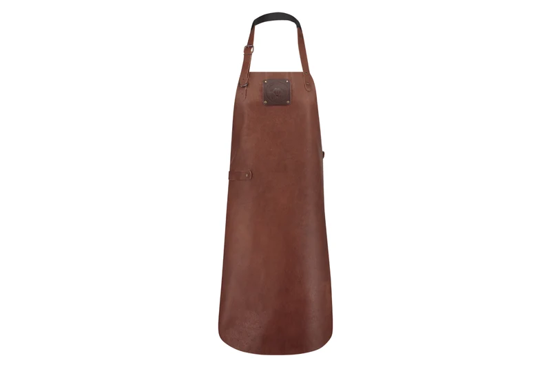 Tablier de cuisine artisanal Witloft Buffalo Collection en cuir pleine fleur