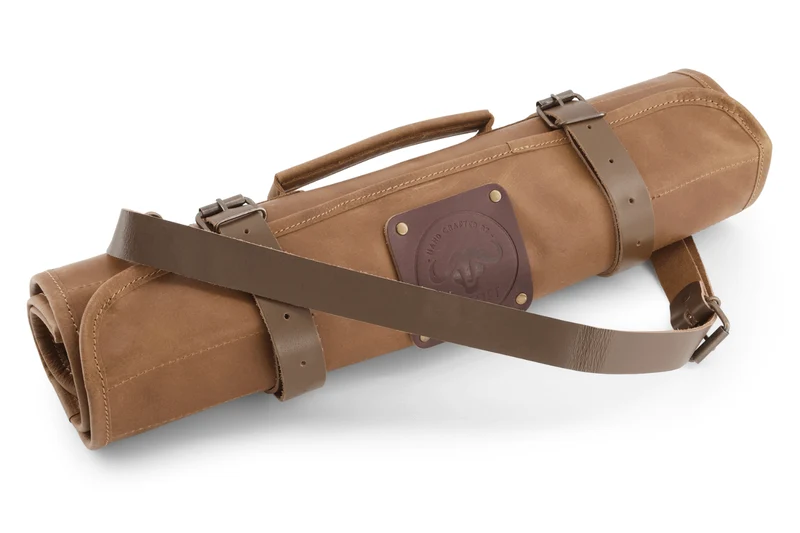 Trousse artisanale en cuir pleine fleur Witloft Buffalo Collection 17 emplacements