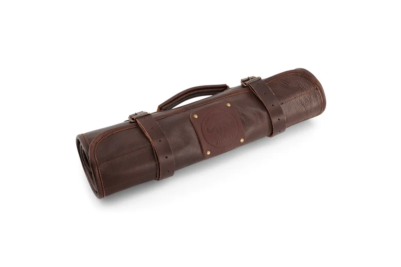 Trousse artisanale en cuir pleine fleur Witloft Buffalo Collection 17 emplacements