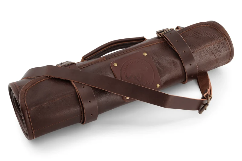 Trousse artisanale en cuir pleine fleur Witloft Buffalo Collection 17 emplacements