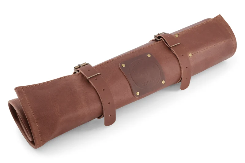 Trousse artisanale en cuir pleine fleur Witloft Buffalo Collection 9 emplacements