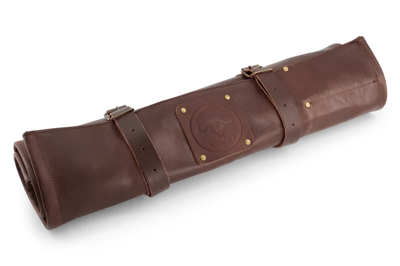 Trousse artisanale en cuir pleine fleur Witloft Buffalo Collection 9 emplacements