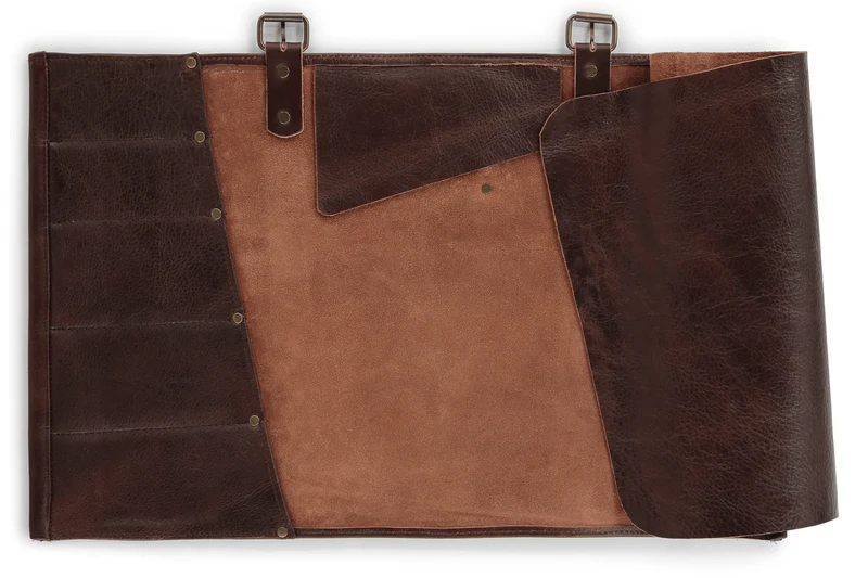 Trousse artisanale en cuir pleine fleur Witloft Buffalo Collection 5 emplacements