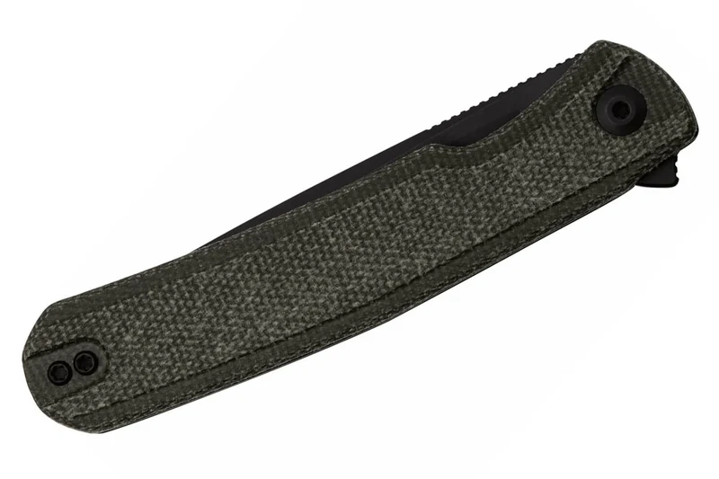 Couteau pliant Sencut Scitus S210423 manche en micarta vert foncé 11,5cm